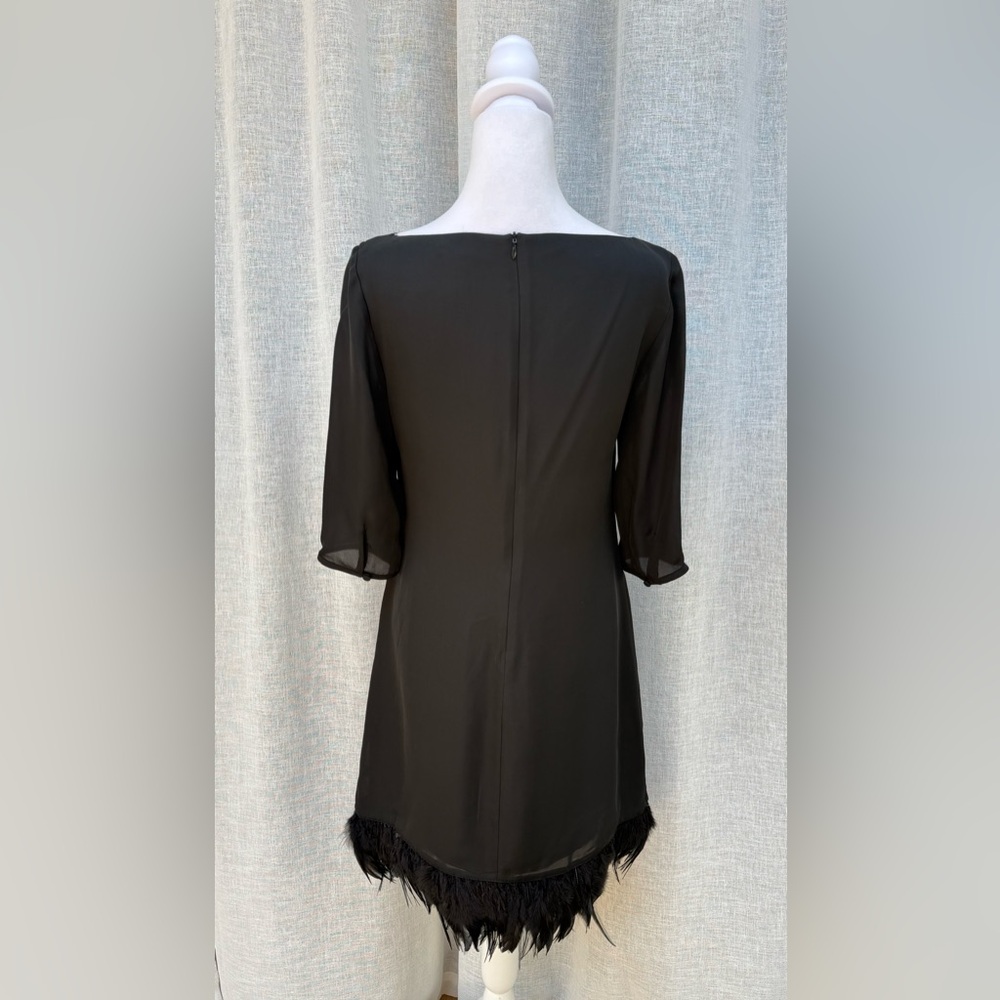 R.E.D Valentino black long sleeve shift dress - Picture 5 of 11